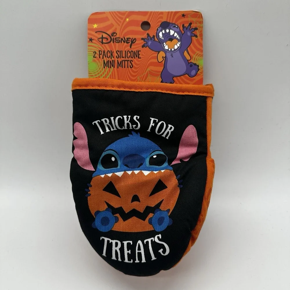 Disney Lilo & Stitch Mini Oven Mitts‎ Halloween Seasonal Tricks For Treats NEW